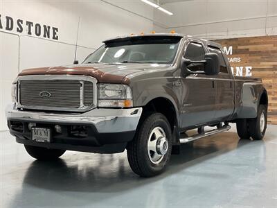 2002 Ford F-350 Lariat 4X4 / 7.3L DIESEL / 6-SPEED / DUALLY  / 1-OWNER LOCAL / ZERO RUST / Leather Heated Seats / Crew Cab / 83K MILES