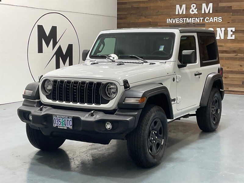 2025 Jeep Wrangler Sport 2dr 4X4 / 8-Speed Automatic / 5,000 MILES  / 1-OWNER LOCAL OREGON SUV / HARD TOP - Photo 1 - Gladstone, OR 97027
