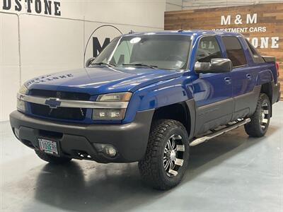 2003 Chevrolet Avalanche 2500 Sport Utility Pickup 4X4 / 8.1L V8 /LOW MILES  / Leather w. Heated Seats / Rear DVD Player / ZERO RUST Truck