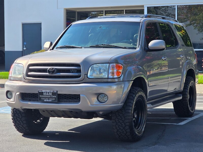 2002 Toyota Sequoia 4X4 LIMITED TIMING BELT DONE / NEW TIRES / LIFTED / V8 4.7L / 8-PASSENGER / HEATED LEATHER / SUNROOF / EXCELLENT CONDITION - Photo 1 - Portland, OR 97217