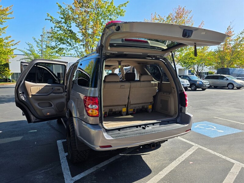2002 Toyota Sequoia 4X4 LIMITED TIMING BELT DONE / NEW TIRES / LIFTED / V8 4.7L / 8-PASSENGER / HEATED LEATHER / SUNROOF / EXCELLENT CONDITION - Photo 27 - Portland, OR 97217
