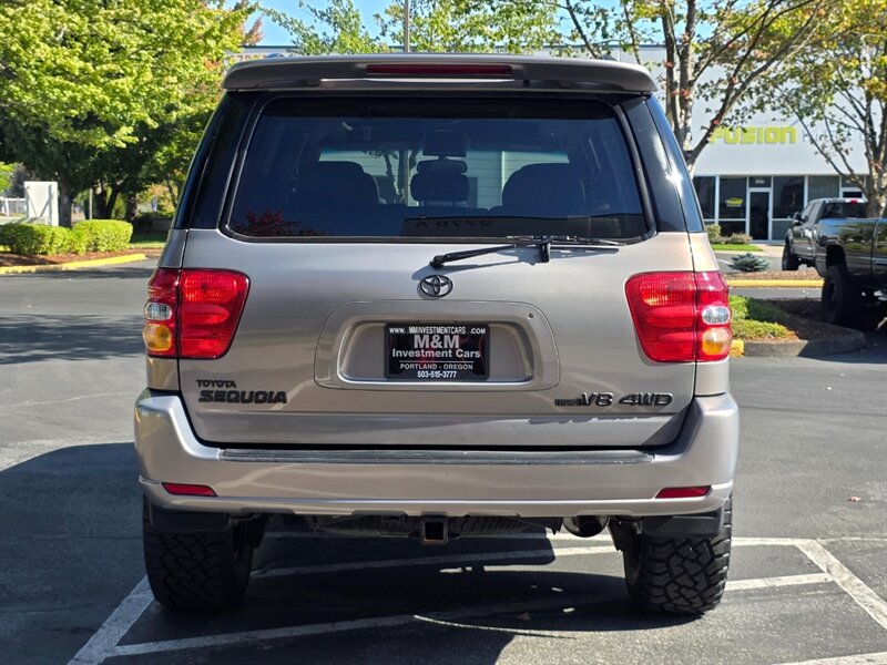 2002 Toyota Sequoia 4X4 LIMITED TIMING BELT DONE / NEW TIRES / LIFTED / V8 4.7L / 8-PASSENGER / HEATED LEATHER / SUNROOF / EXCELLENT CONDITION - Photo 6 - Portland, OR 97217