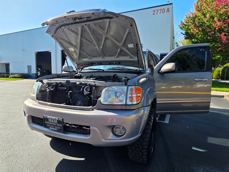 2002 Toyota Sequoia 4X4 LIMITED TIMING BELT DONE / NEW TIRES / LIFTED / V8 4.7L / 8-PASSENGER / HEATED LEATHER / SUNROOF / EXCELLENT CONDITION - Photo 25 - Portland, OR 97217