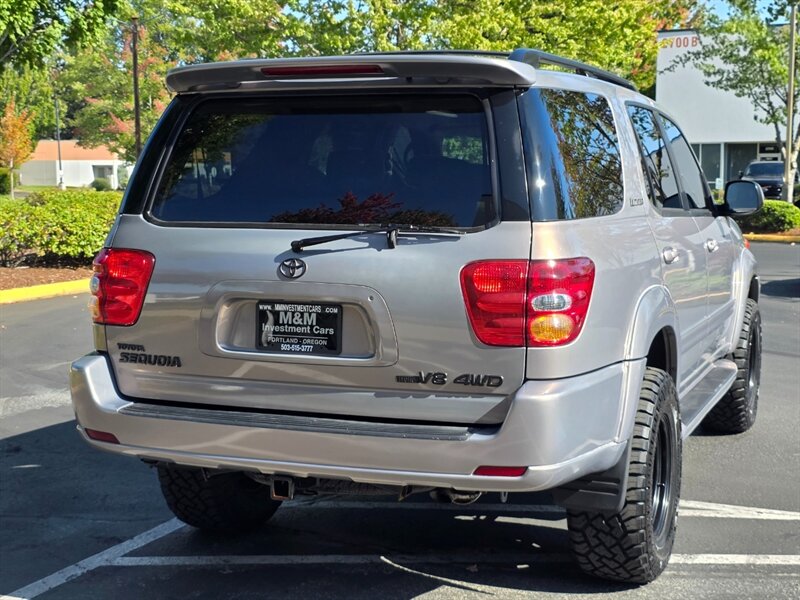 2002 Toyota Sequoia 4X4 LIMITED TIMING BELT DONE / NEW TIRES / LIFTED / V8 4.7L / 8-PASSENGER / HEATED LEATHER / SUNROOF / EXCELLENT CONDITION - Photo 8 - Portland, OR 97217