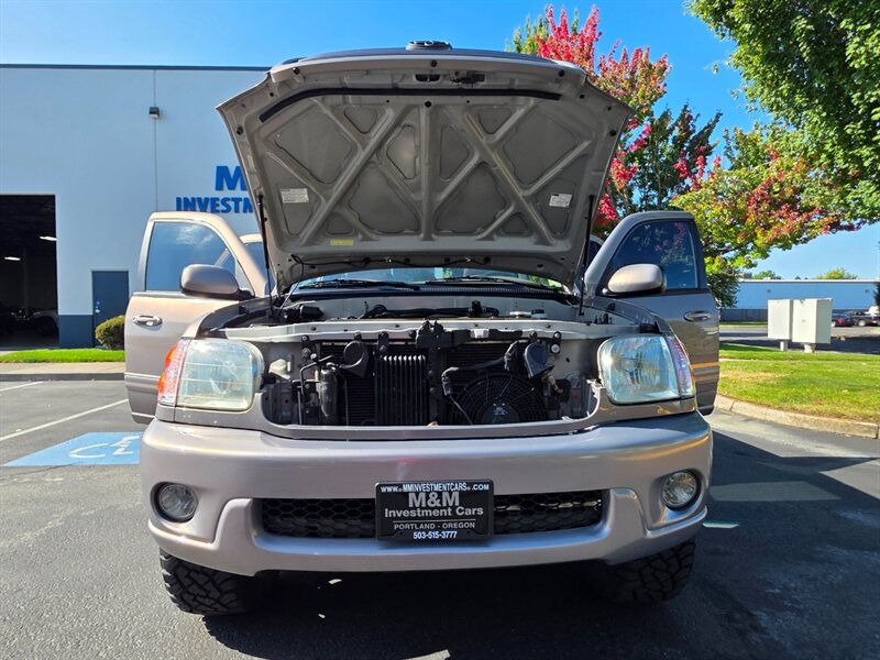 2002 Toyota Sequoia 4X4 LIMITED TIMING BELT DONE / NEW TIRES / LIFTED / V8 4.7L / 8-PASSENGER / HEATED LEATHER / SUNROOF / EXCELLENT CONDITION - Photo 29 - Portland, OR 97217