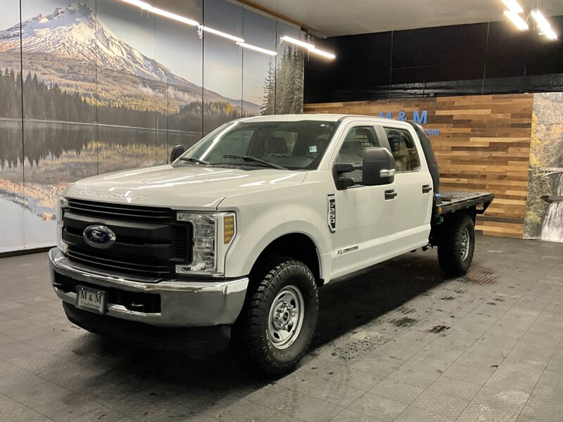 2018 Ford F-250 XL Crew Cab 4X4 / 6.7L DIESEL / 1-OWNER / FLAT BED  BRAND NEW 35 " MUD TIRES - Photo 1 - Gladstone, OR 97027