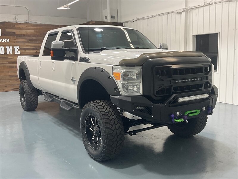 2016 Ford F-350 Lariat 4X4 / 6.7L DIESEL / ULTIMATE PKG / LIFTED  / SRW / Long Bed / Lariat Ultimate Pkg / LIFTED w/ 37 " TIRES & 20 " Fuel Wheels - Photo 2 - Gladstone, OR 97027