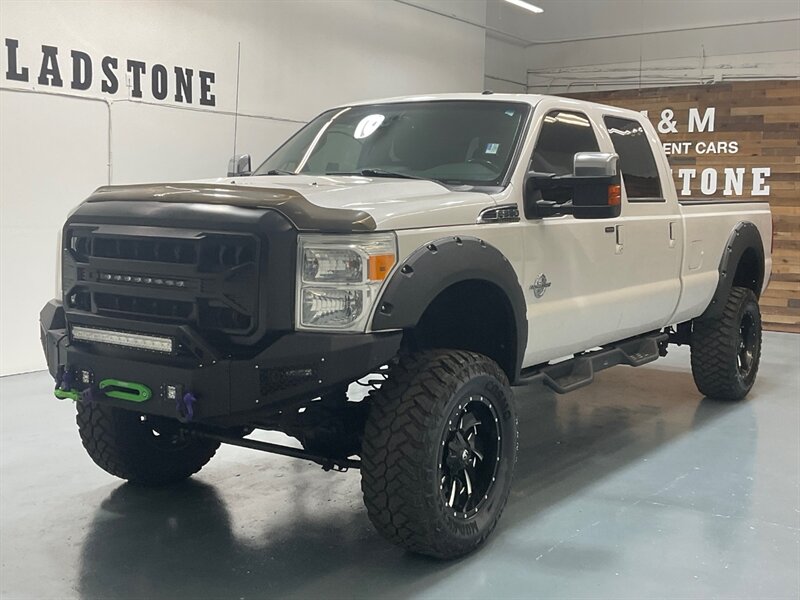 2016 Ford F-350 Lariat 4X4 / 6.7L DIESEL / ULTIMATE PKG / LIFTED  / SRW / Long Bed / Lariat Ultimate Pkg / LIFTED w/ 37 " TIRES & 20 " Fuel Wheels - Photo 1 - Gladstone, OR 97027