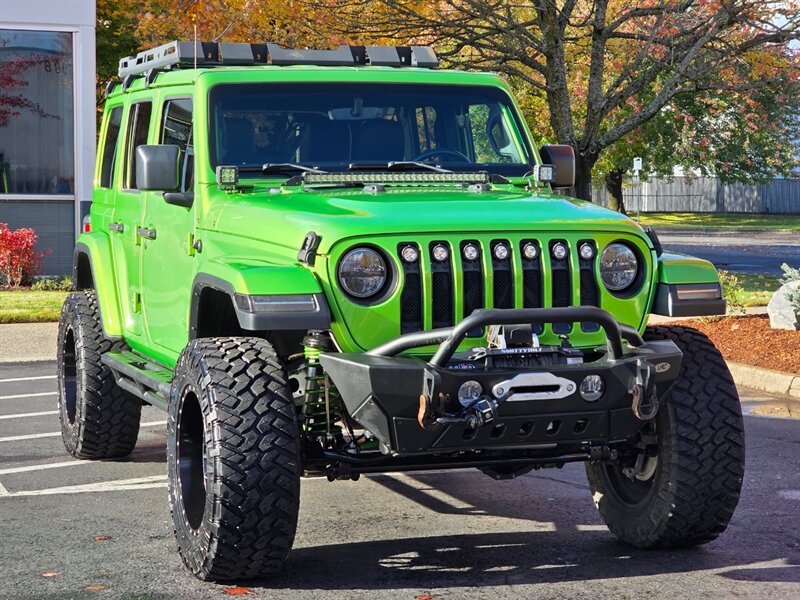 2018 Jeep Wrangler UNLIMITED SAHARA 4X4 LIFTED 6-SPEED 38K miles / Many Custom Upgrades / Very Low Miles / Suspension Lift / Bumpers / Winch / Fully Loaded - Photo 2 - Portland, OR 97217
