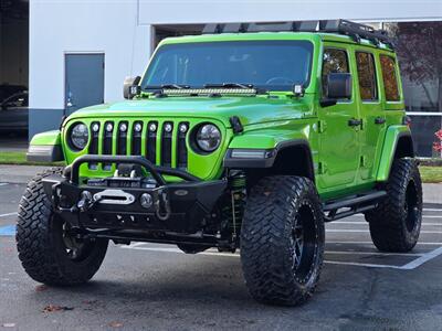 2018 Jeep Wrangler UNLIMITED SAHARA 4X4 LIFTED 6-SPEED 38K miles  / Many Custom Upgrades / Very Low Miles / Suspension Lift / Bumpers / Winch / Fully Loaded SUV