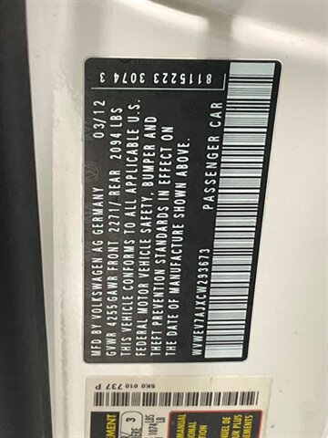 2012 Volkswagen GTI Hatchback 2Dr / 2.0L 4Cyl Turbo / 6-SPEED MANUAL  / Sunroof - Photo 47 - Gladstone, OR 97027