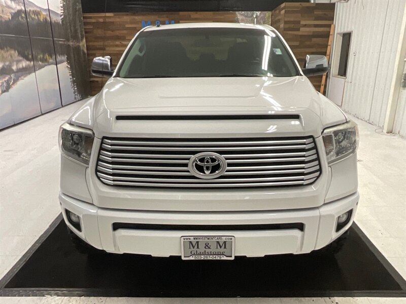 2014 Toyota Tundra Platinum CrewMax 4X4 / 5.7L / LIFTED w. NEW TIRES  / LIFTED w. NEW WHEELS & TIRES / Sunroof / Leather w. Heated & Cooled Seats / SHARP & CLEAN / 90,000 MILES - Photo 5 - Gladstone, OR 97027