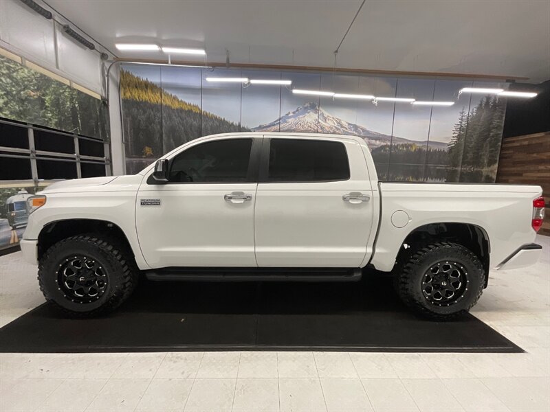 2014 Toyota Tundra Platinum CrewMax 4X4 / 5.7L / LIFTED w. NEW TIRES  / LIFTED w. NEW WHEELS & TIRES / Sunroof / Leather w. Heated & Cooled Seats / SHARP & CLEAN / 90,000 MILES - Photo 3 - Gladstone, OR 97027