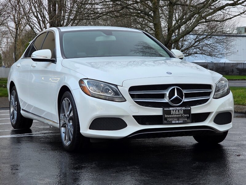 2015 Mercedes-Benz C 300 4MATIC / ALL WHEEL DRIVE / 89,000 MILES  / C300 / LEATHER / EXCELLECT CONDITION / LOW MILES