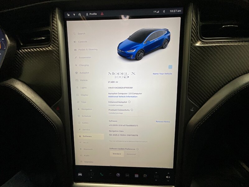 2018 Tesla Model X 100D Sport Utility AWD / 1-OWNER / 27,000 MILES  / Enhanced Auto Pilot / Leather LOADED - Photo 19 - Gladstone, OR 97027