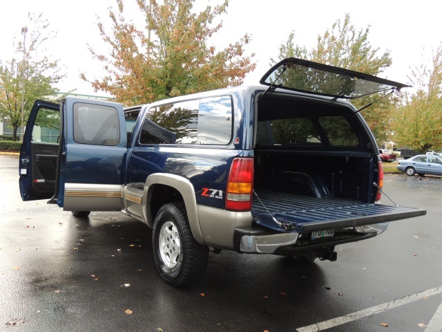 2001 Chevrolet Silverado 1500 LT / 4WD / Extended Cab / Matching Canopy ...