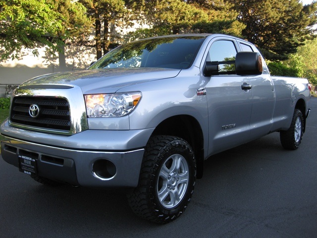 2008 Toyota Tundra SR5 4X4 V8 Double Cab / Long Bed/ Silver / 1-Owner   - Photo 10 - Portland, OR 97217