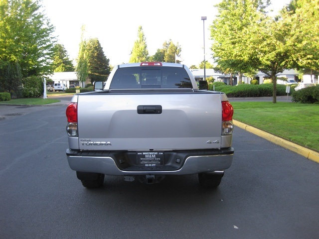 2008 Toyota Tundra SR5 4X4 V8 Double Cab / Long Bed/ Silver / 1-Owner   - Photo 5 - Portland, OR 97217