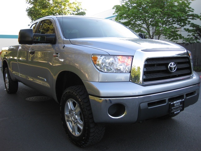 2008 Toyota Tundra SR5 4X4 V8 Double Cab / Long Bed/ Silver / 1-Owner   - Photo 9 - Portland, OR 97217