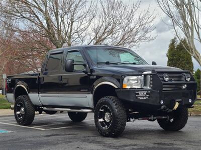 2000 Ford F-350 CREW CAB 4X4 7.3L DIESEL / LIFTED / 6-SPEED MANUAL  / BUMPER / WINCH / NEW TIRES / 1-TON