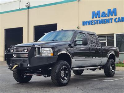 2000 Ford F-350 CREW CAB 4X4 7.3L DIESEL / LIFTED / 6-SPEED MANUAL  / BUMPER / WINCH / NEW TIRES / 1-TON