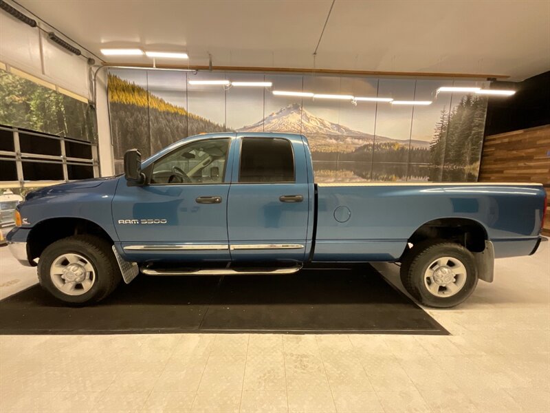 2004 Dodge Ram 3500 Laramie 4X4 / 5.9L DIESEL / 1-OWNER / 83,000 MILES  / Quad Cab / Leather & Heated Seats / 1-OWNER LOCAL OREGON TRUCK / RUST FREE / LONG BED / BRAND NEW TIRES - Photo 3 - Gladstone, OR 97027