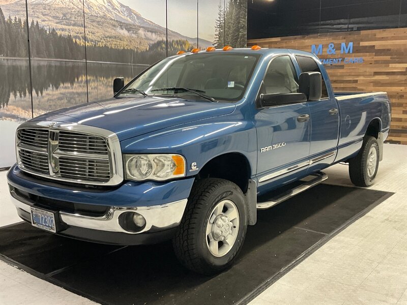 2004 Dodge Ram 3500 Laramie 4X4 / 5.9L DIESEL / 1-OWNER / 83,000 MILES  / Quad Cab / Leather & Heated Seats / 1-OWNER LOCAL OREGON TRUCK / RUST FREE / LONG BED / BRAND NEW TIRES - Photo 1 - Gladstone, OR 97027