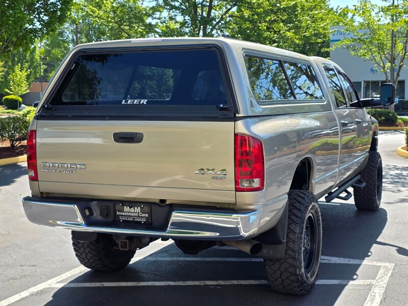 2004 Dodge Ram 2500 SLT 4X4 5.9 L CUMMINS DIESEL / BILSTIEN SUSPENSION LIFT / TUFF COUNTRY LONG ARM / MAYHEM WHEELS / LONG BED / SERVICE RECORDS - Photo 8 - Portland, OR 97217