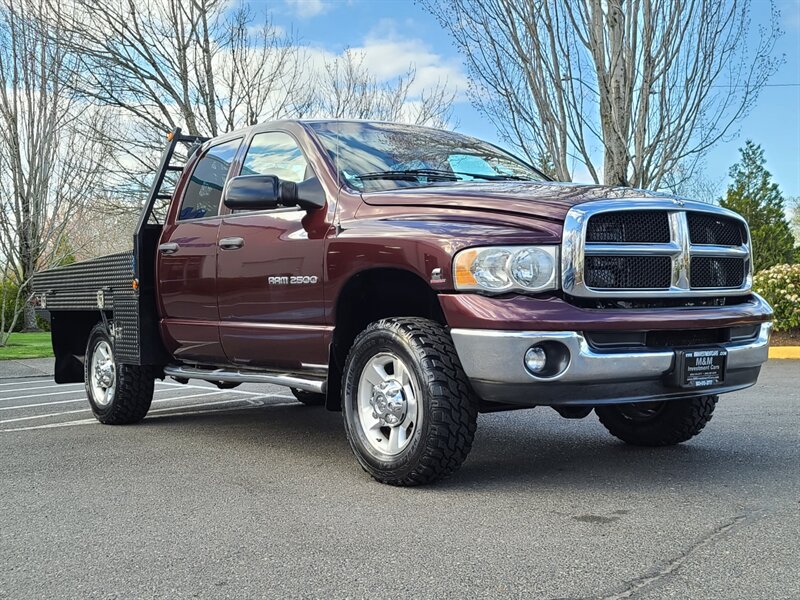 2004 Dodge Ram 2500 SLT 4dr Quad 4X4 / FLAT BED / 5.9 L CUMMINS  Turbo DIESEL / 92,000 MILES !!! - Photo 2 - Portland, OR 97217