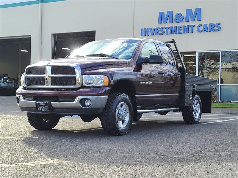 2004 Dodge Ram 2500 SLT 4dr Quad 4X4 / FLAT BED / 5.9 L CUMMINS  Turbo DIESEL / 92,000 MILES !!! - Photo 49 - Portland, OR 97217