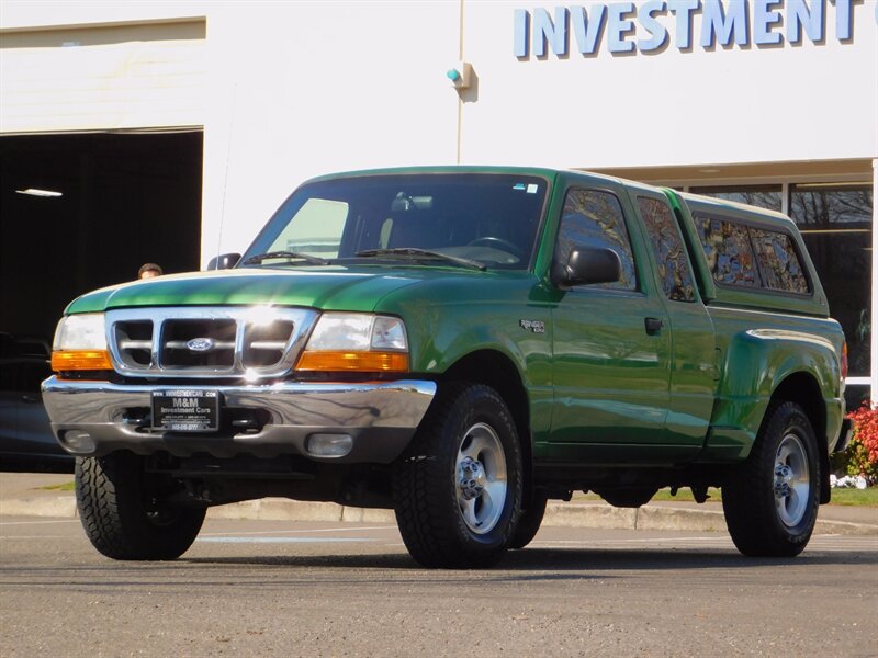 1999 Ford Ranger Super Cab XLT V6 4X4 / Step Side Bed /  Matching Canopy / 1-OWNER / ONLY 66,000 Miles - Photo 1 - Portland, OR 97217