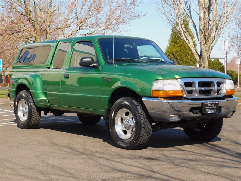 1999 Ford Ranger Super Cab XLT V6 4X4 / Step Side Bed /  Matching Canopy / 1-OWNER / ONLY 66,000 Miles - Photo 2 - Portland, OR 97217