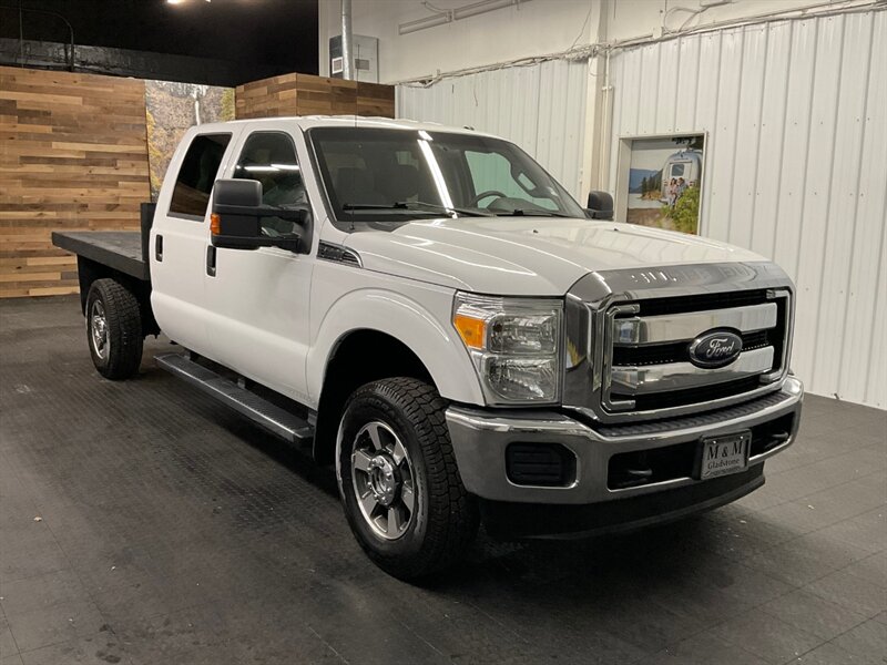 2012 Ford F-350 XLT Crew Cab 4X4 / 6.2L V8 GAS / FLAT BED / CLEAN  BRAND NEW TIRES / 1-TON / FLAT BED / CLEAN TRUCK - Photo 2 - Gladstone, OR 97027