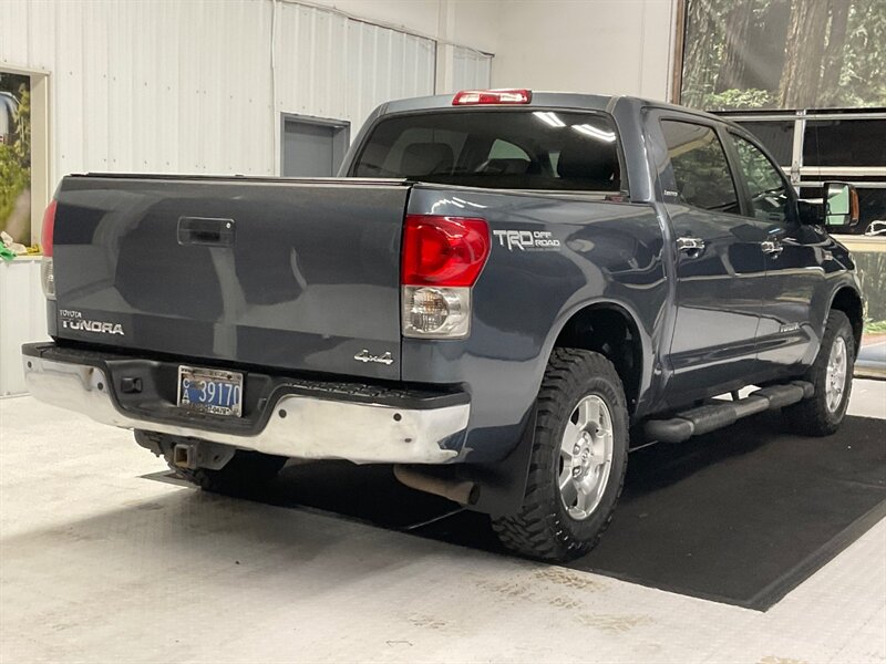 2007 Toyota Tundra Limited CrewMax 4X4 / 5.7L V8 / Leather / NEW TIRE  / Leather & Heated Seats / Sunroof / LOCAL TRUCK / RUST FREE - Photo 8 - Gladstone, OR 97027