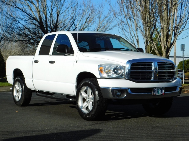 2007 Dodge Ram 1500 Slt 4dr Quad Cab 4x4 V8 Low Miles Local 4557