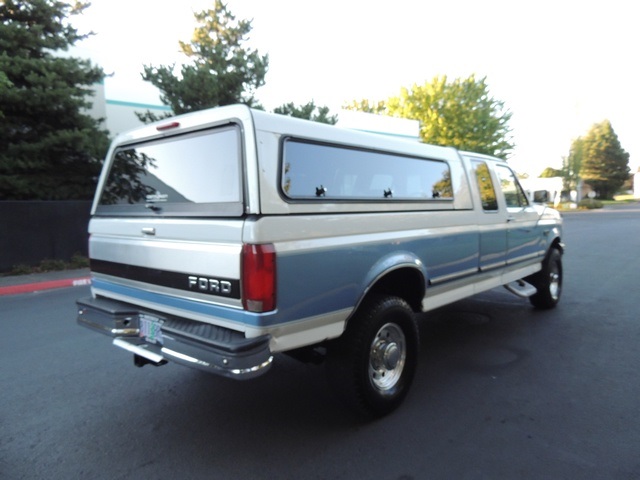 1996 Ford F-250 XLT Super Cab / 4X4 / Long Bed / Matching Canopy   - Photo 8 - Portland, OR 97217