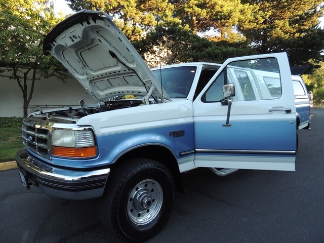 1996 Ford F-250 XLT Super Cab / 4X4 / Long Bed / Matching Canopy   - Photo 9 - Portland, OR 97217