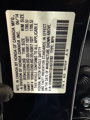 2014 Honda CR-V EX-L 4WD / Leather Heated Seats / Sunroof / Camera / BRAND NEW TIRES / ZERO RUST - Photo 48 - Gladstone, OR 97027