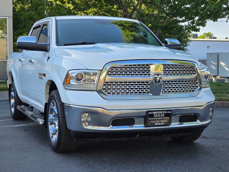 2016 RAM 1500 Laramie Turbo DIESEL 2WD Leather / Fully Equipped  / Ventilated & Heated Seats / Navi / CAM / Pristine !