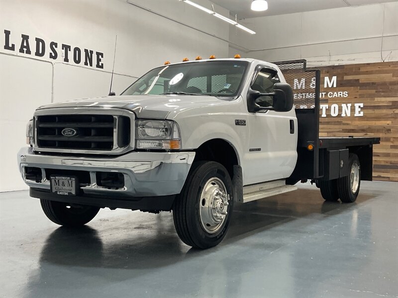 2001 Ford F-550 SUPER DUTY Regular Cab 7.3L DIESEL /DUALLY/6-SPEED /6-NEW TIRES / ZERO RUST / FLAT BED /12 FT BED with 8 FT WIDE - Photo 1 - Gladstone, OR 97027