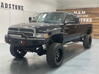 2001 Dodge Ram 2500 Laramie Quad Cab 4X4 / 5.9L DIESEL/1-OWNER /LIFTED  / Leather Seats / CUSTOM BUILT / NEW LIFT + NEW WHEELS + NEW TIRES + NEW CUSTOM BUMPER w. LIGHT BAR / ZERO RUST Truck