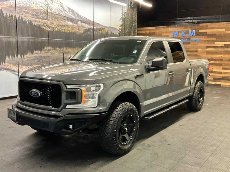 2018 Ford F-150 XLT Crew Cab 4X4 / 2.7L V6 EcoBoost /WHEELS & TIRE  CUSTOM BUMPERS / BLACK WHEELS / Backup Camera / LOCAL TRUCK / RUST FREE / Backup Camera / SHARP SHARP!! - Photo 1 - Gladstone, OR 97027