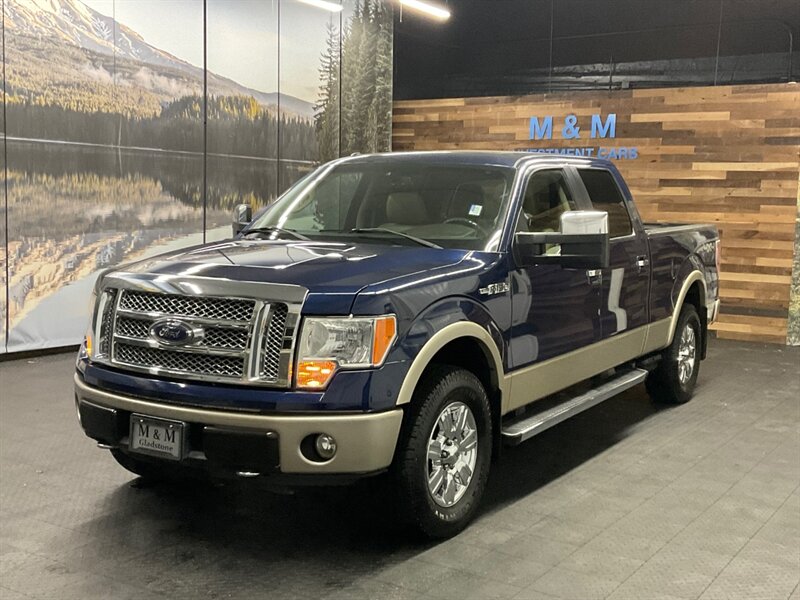 2010 Ford F-150 Lariat Crew Cab 4X4 / 5.4L V8 / Leather / Navigat  Backup Camera / Heated Seats / LOCAL OREGON TRUCK / RUST FREE - Photo 1 - Gladstone, OR 97027