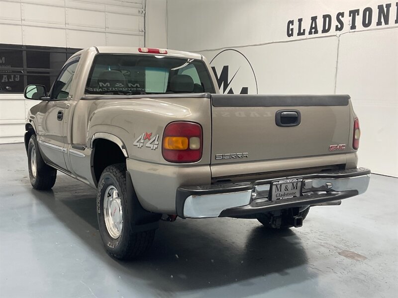 2001 GMC Sierra 1500 SLE Regular Cab 4X4 5.3L V8 / LOCAL OREGON TRUCK / ZERO RUST / 6.6FT BED ( SHORT BED) - Photo 8 - Gladstone, OR 97027
