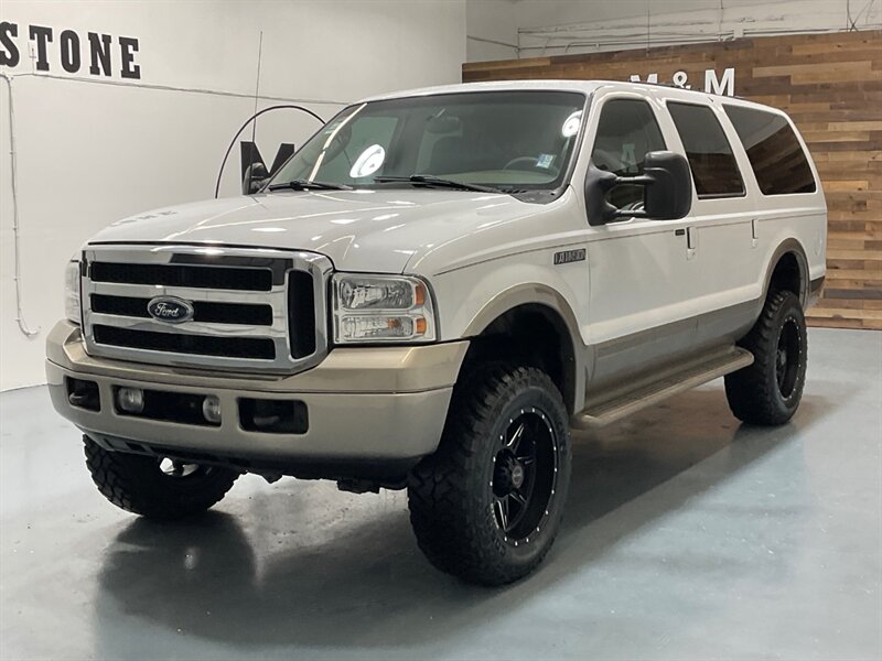 2003 Ford Excursion Eddie Bauer 4X4 / 7.3L DIESEL / Leather / LIFTED  / LIFTED w. NEW WHEELS & TIRES / ZERO RUST / Leather Heated Seats /Backup Camera / 136K Miles - Photo 1 - Gladstone, OR 97027