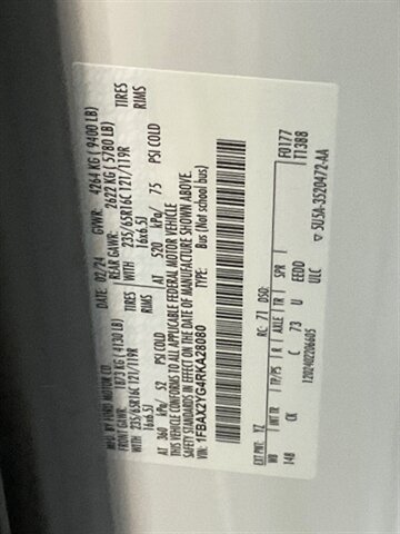 2024 Ford Transit 350 XLT 12-Passenger Full Size Van / LOW ROOF/ LWB / Navigation & Backup Camera - Photo 45 - Gladstone, OR 97027