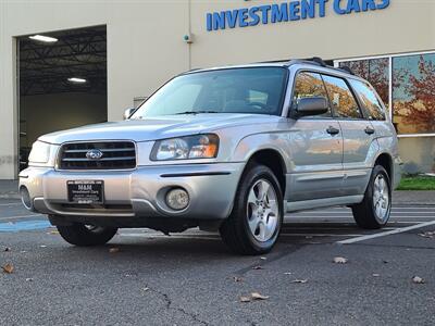 2004 Subaru Forester 2.5 XS ALL WHEEL DRIVE / 5 SPEED MANUAL / 1-OWNER  / PANORAMIC SUNROOF / HEATED SEATS / CLEAN TITLE !! Wagon