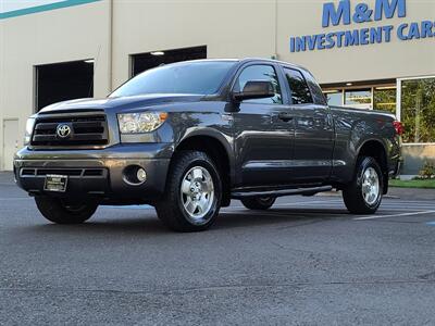 2012 Toyota Tundra DOUBLE CAB / *** TRD ROCK WARRIER *** Pkg / 4X4 /  V8 5.7 L / Back-Up CAM / Bed Cover / LOW MILES 74K Truck