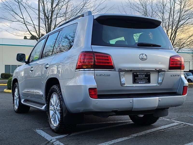 2008 Lexus LX 570 4WD / Luxury / 8-passenger / Fully Loaded  / Crawl Control / Hydraulic Suspension / Dealer Service Records / Top Shape - Photo 7 - Portland, OR 97217