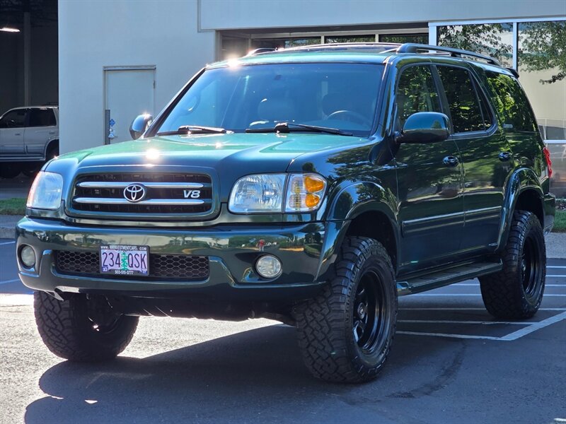 2002 Toyota Sequoia 4X4 LIMITED TIMING BELT DONE / NEW TIRES / LIFTED / V8 4.7L / 8-PASSENGER / HEATED LEATHER / SUNROOF / PRISTINE - Photo 1 - Portland, OR 97217